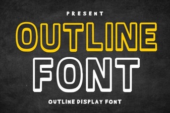 Outline Fonts: Creative Design Ideas & Practical Uses