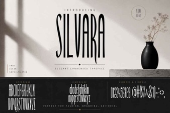 Silvara Font: Elegant Design for Creative Projects