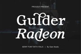 Gulder Radeon Font: Bold Design & Creative Typography